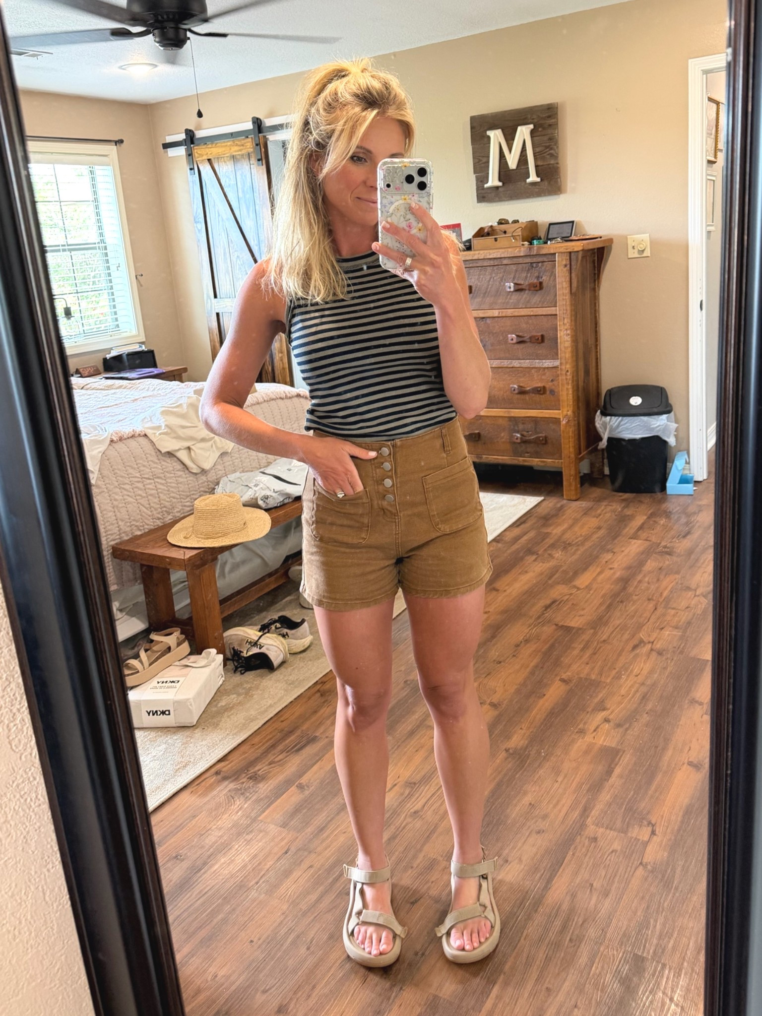 Softball game outfit. Wore this tank right out of the Amazon bag. The quality is great and the fit is spot on. 

Shirt and shorts are tts!

#LTKmomlife #LTKootd #LTKActive
