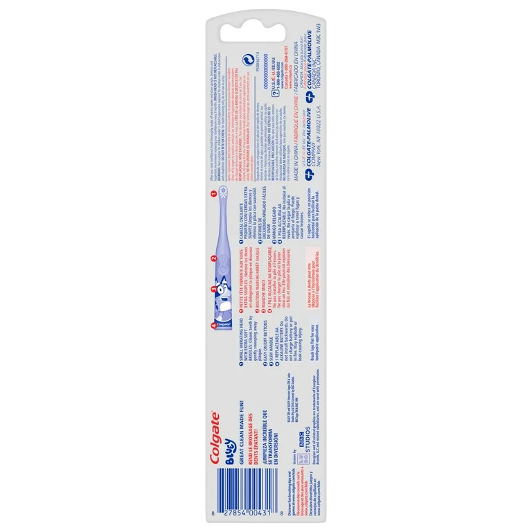 Colgate Kids Battery Toothbrush, Bluey Toothbrush, 1 Pack | Walmart (US)