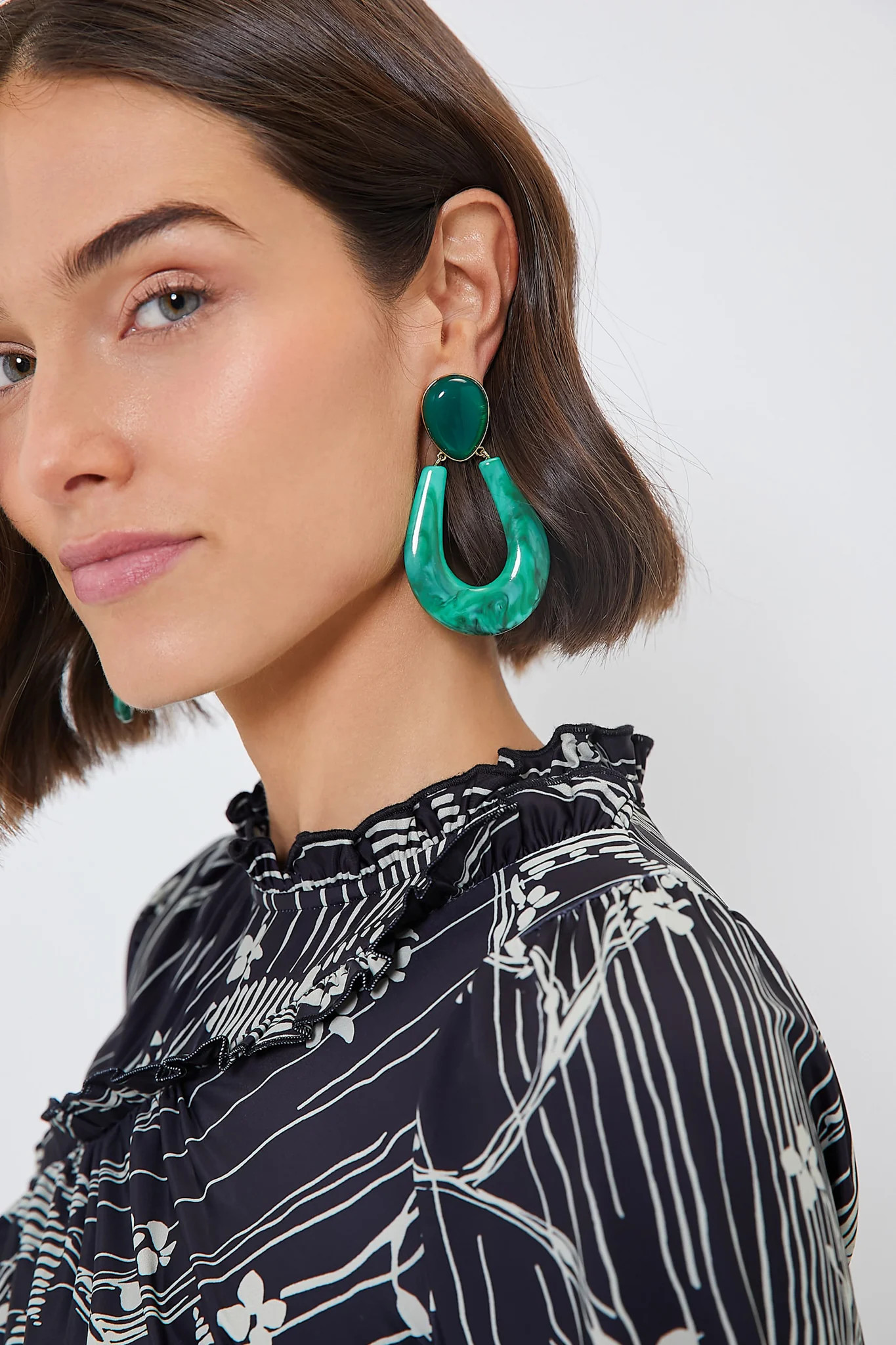 Malachite Marble Indra Earrings | Tuckernuck (US)