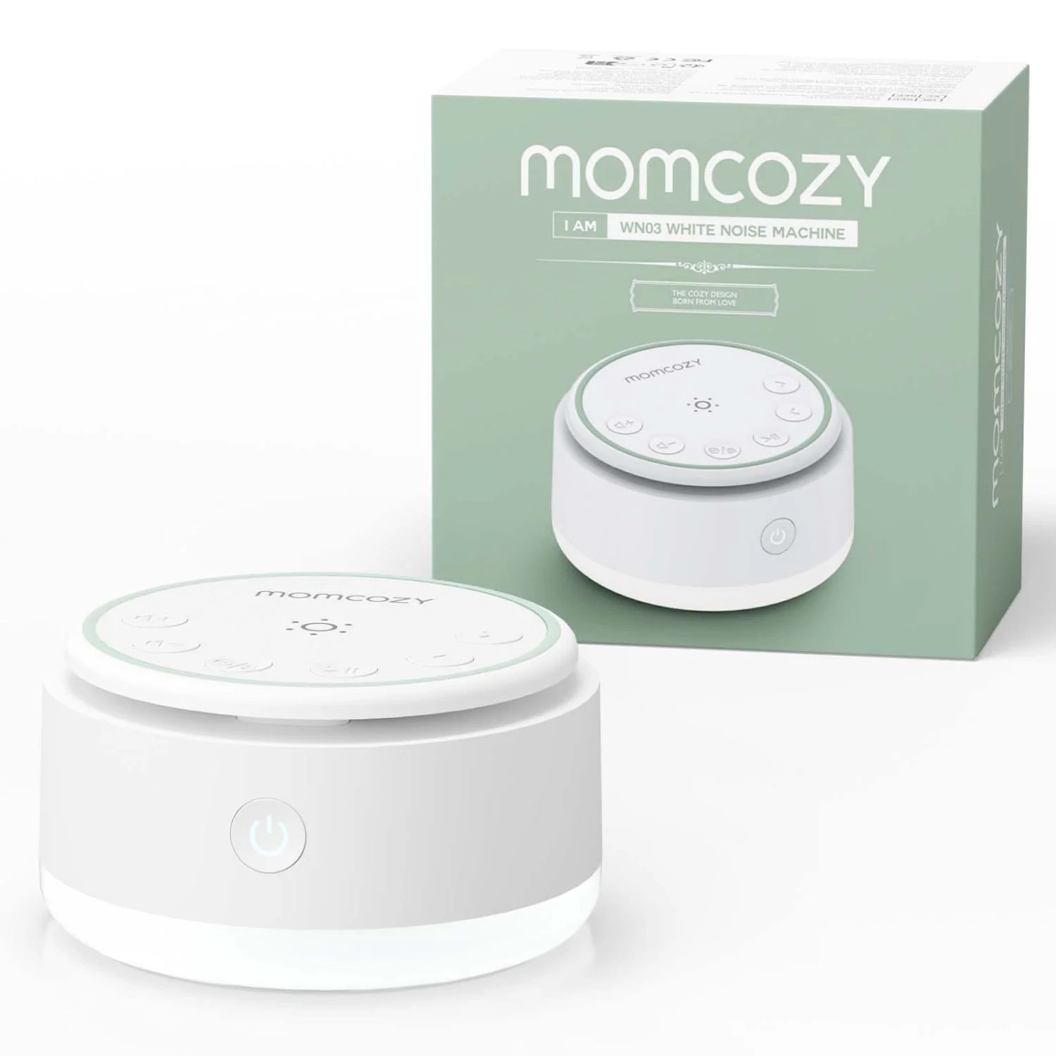 Momcozy Sound Machine for Baby 20 Smooth Sound with Touch Light, White | Walmart (US)