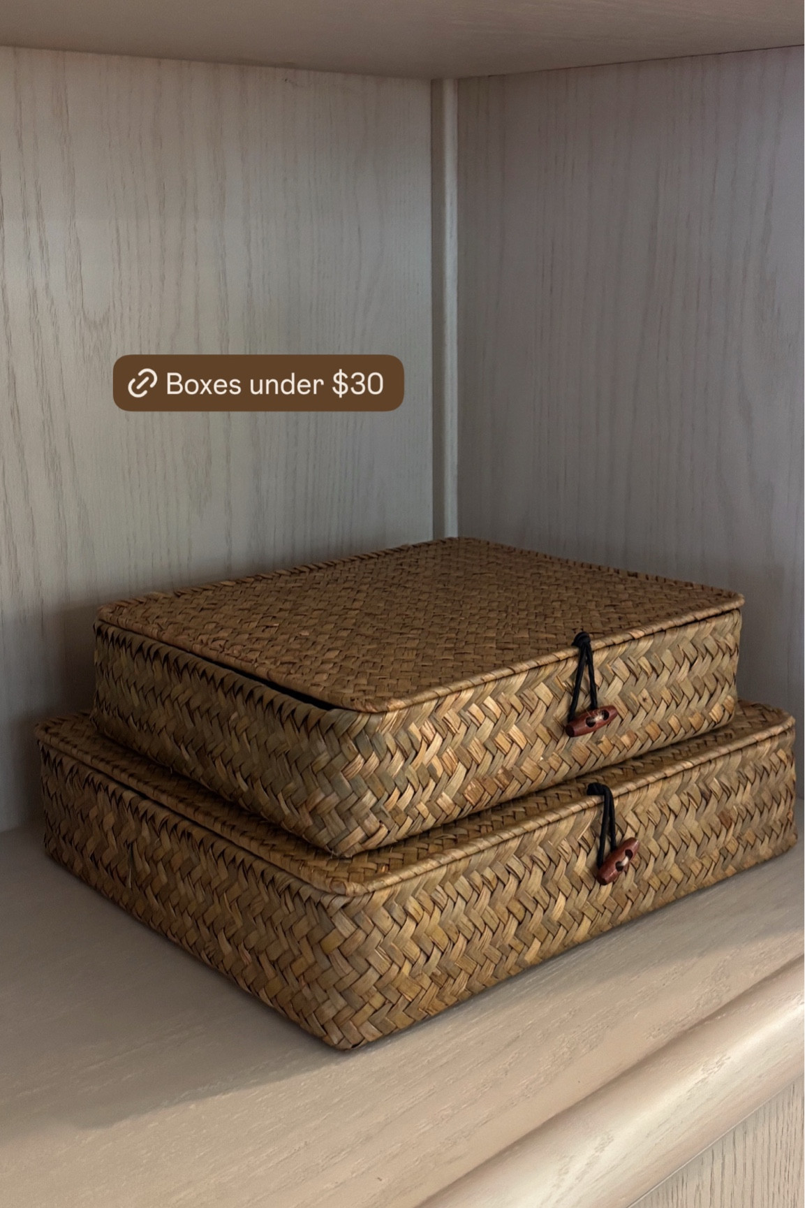 Amazon storage boxes! 

#LTKFindsUnder50 #LTKMostLoved #LTKHome