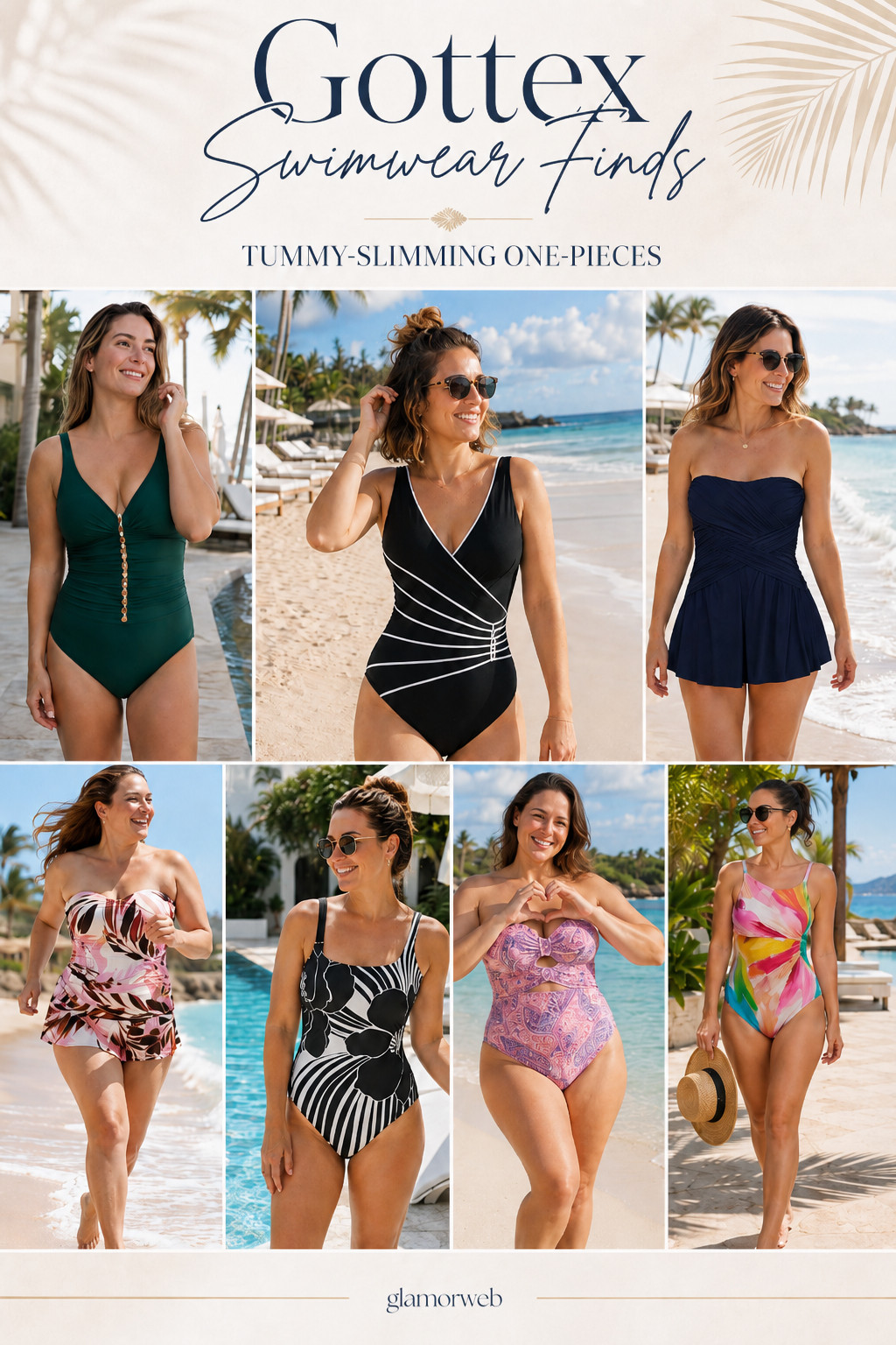 These Gottex tummy-slimming swimsuits are such a good vacation find if you want something flattering, polished, and still super comfortable. I love how each one has its own look—from classic black and navy to pretty prints, rich green, and chocolate brown—but they all give that smooth, supportive feel that makes you feel a little more confident by the pool or at the beach. Perfect for resort days, cruises, tropical getaways, or just lounging by the pool. 🌴☀️

#Gottex #GottexSwimwear #TummyControlSwimsuit #TummySlimmingSwimsuit #OnePieceSwimsuit #FlatteringSwimsuit #SwimwearFinds #VacationSwimwear #ResortWear #BeachVacationStyle #PoolsideStyle #SummerSwimwear #WomensSwimwear #SwimsuitSeason #VacationOutfitIdeas #BeachStyle #ResortStyle #OnePieceSwim #SwimStyle #LTKSwim #LTKFashion #VacationFinds 

 #LTKSeasonal #LTKU #LTKSwim