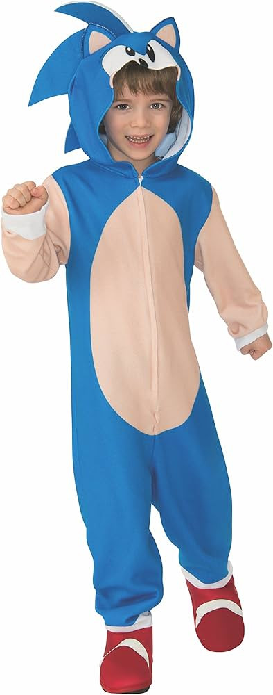 Rubie's boys Sonic Oversized Jumpsuit Costume, As Shown, Medium US | Amazon (US)