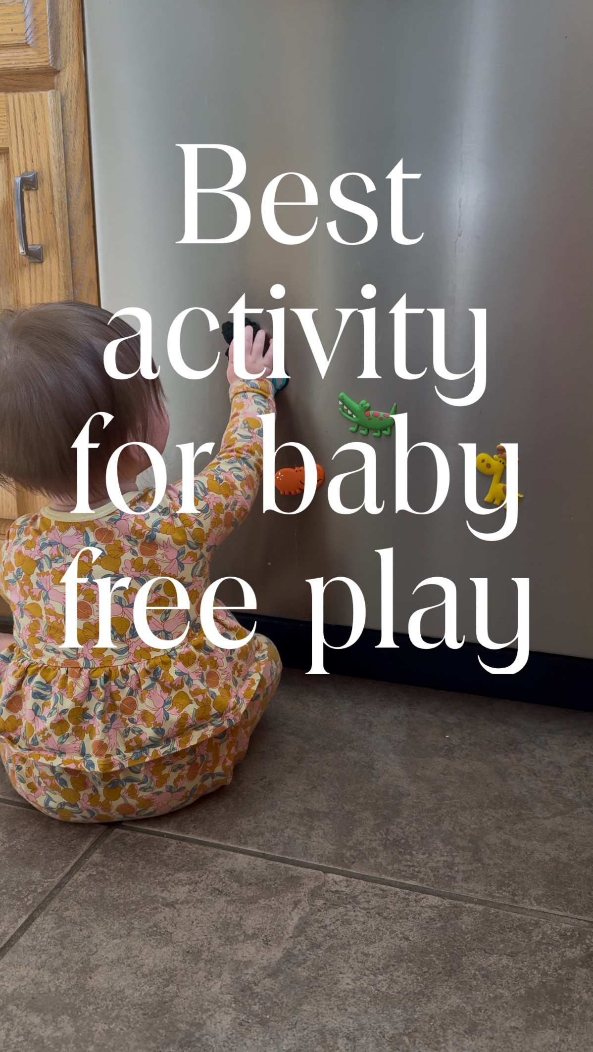 9 month free play idea!

These magnets are such a great toy for 9 months & beyond. They’re also the perfect Easter basket gift! I originally bought them for my toddler but my baby quickly took to liking them. She will crawl into the kitchen just to play with them on the fridge or dishwasher. It’s also so great for keeping her entertained while we’re making dinner or doing the dishes. 

Some skills that are developing for 9 month olds that they encourage: 

⭐️ Getting in/out of a seated position
⭐️ Passing an object from one hand to another
⭐️ letting go of an object on purpose 

& when you interact with baby you can encourage language development by telling them the sounds the animals make, names of the animals & the colors.

Let me know if your baby likes this activity as much as mine! 

#LTKFamily #LTKWatchNow #LTKBaby