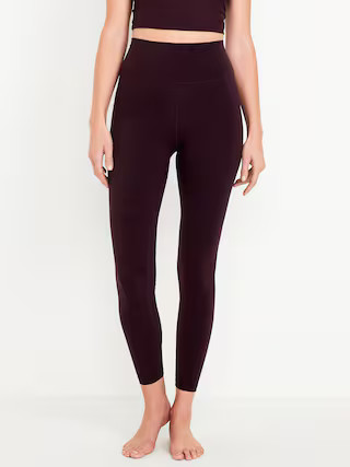 High-Waisted StudioSmooth 7/8 Leggings | Old Navy (US)