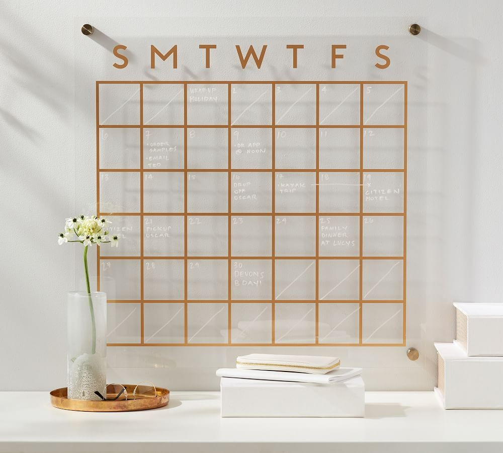 Acrylic Calendar | Pottery Barn (US)