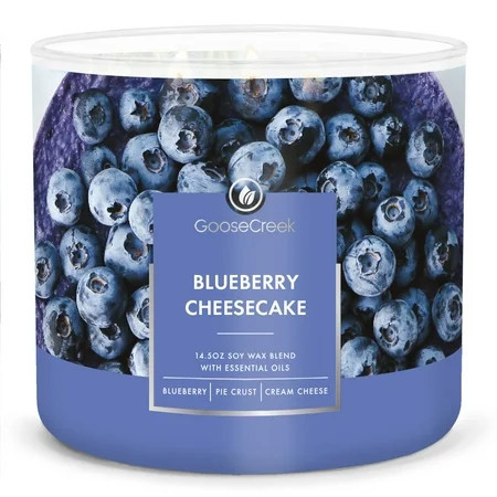 Goose Creek 3 Wick Blueberry Cheesecake Scented Jar Candle, 14.5oz. | Walmart (US)