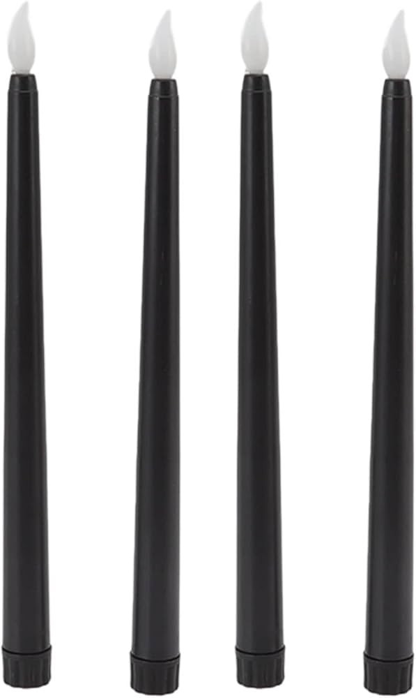 Garosa 4Pcs 10 Inch Flameless Taper Candles Long LED Candles Light Battery Powered Electric LED T... | Amazon (UK)