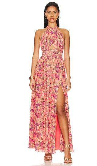 Hazel Gown in Impressionist Floral | Revolve Clothing (Global)