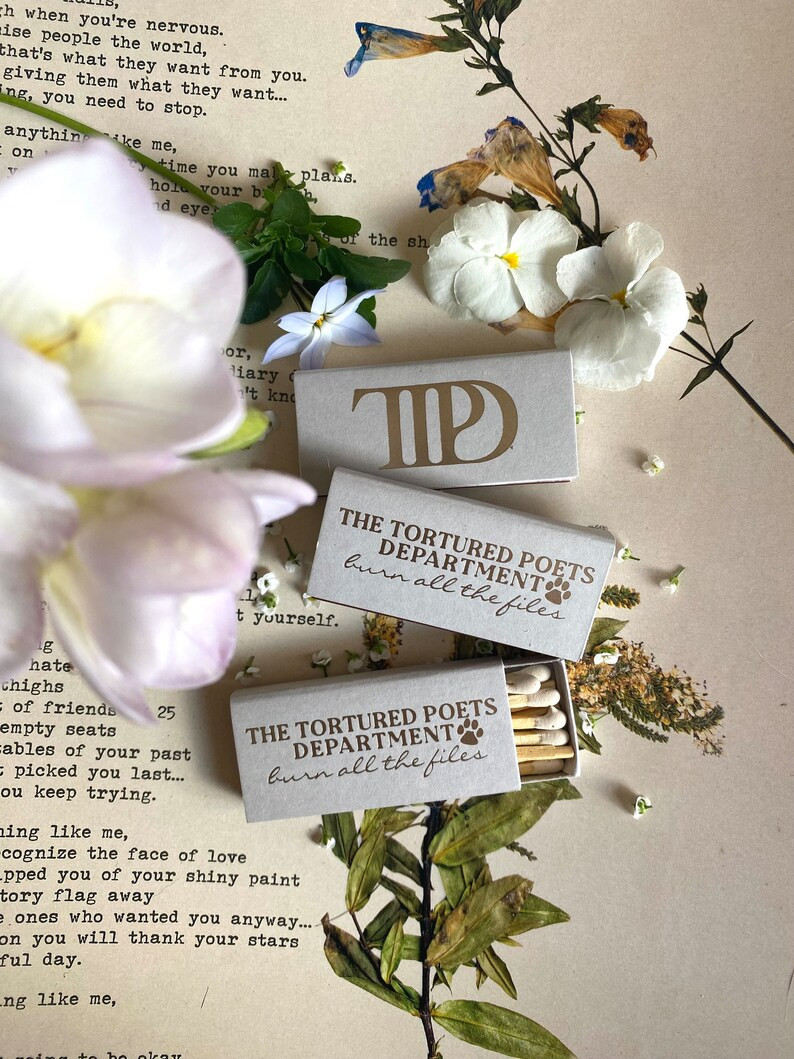 ADD ON ONLY Vintage Style Mini Box Poets Hotel Department Matchbooks - Etsy | Etsy (US)