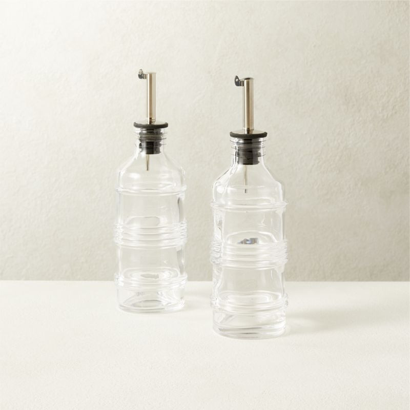 Trey Oil/Vinegar Cruets Set of 2 | CB2 | CB2