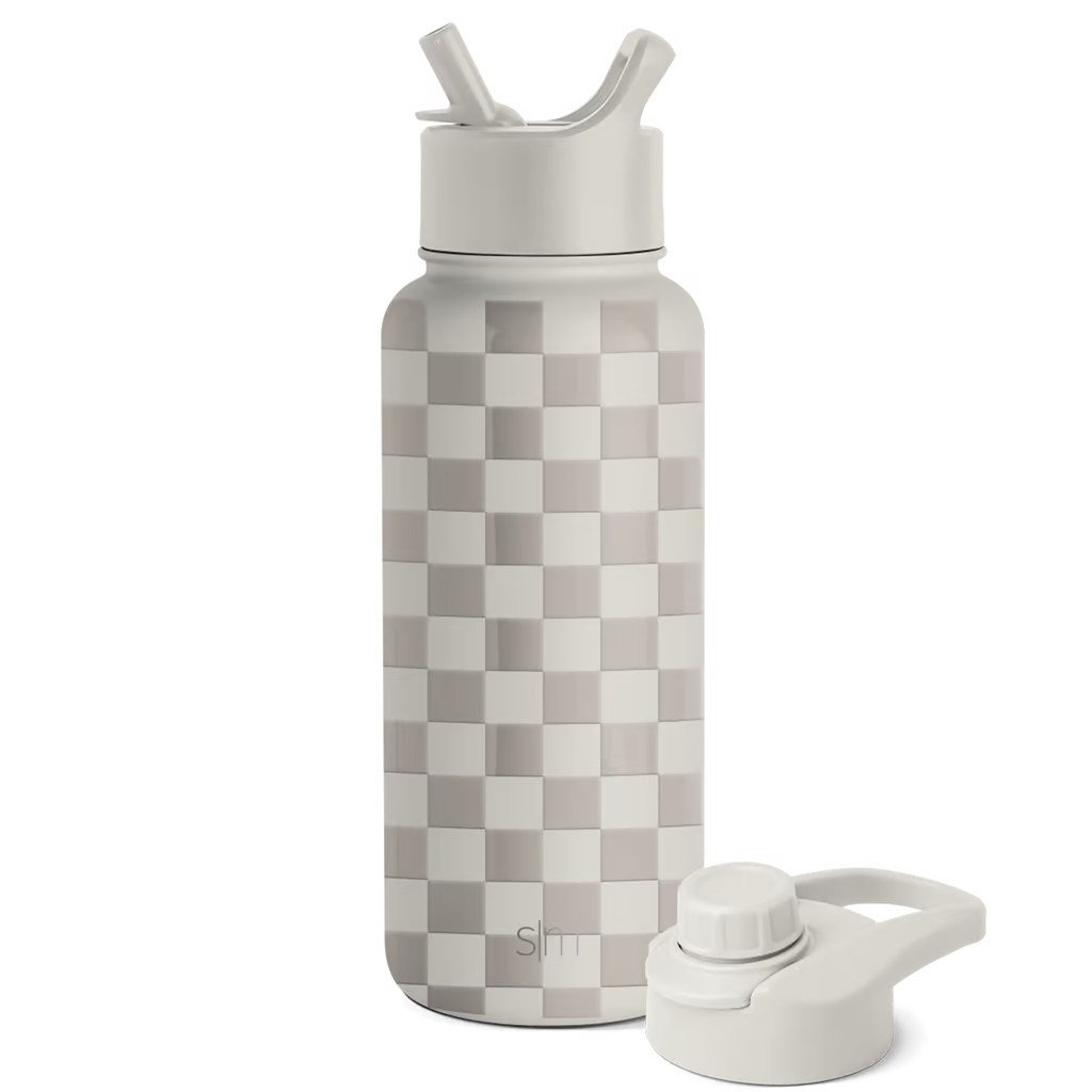 Summit Water Bottle with Straw Lid and Chug Lid | Simple Modern