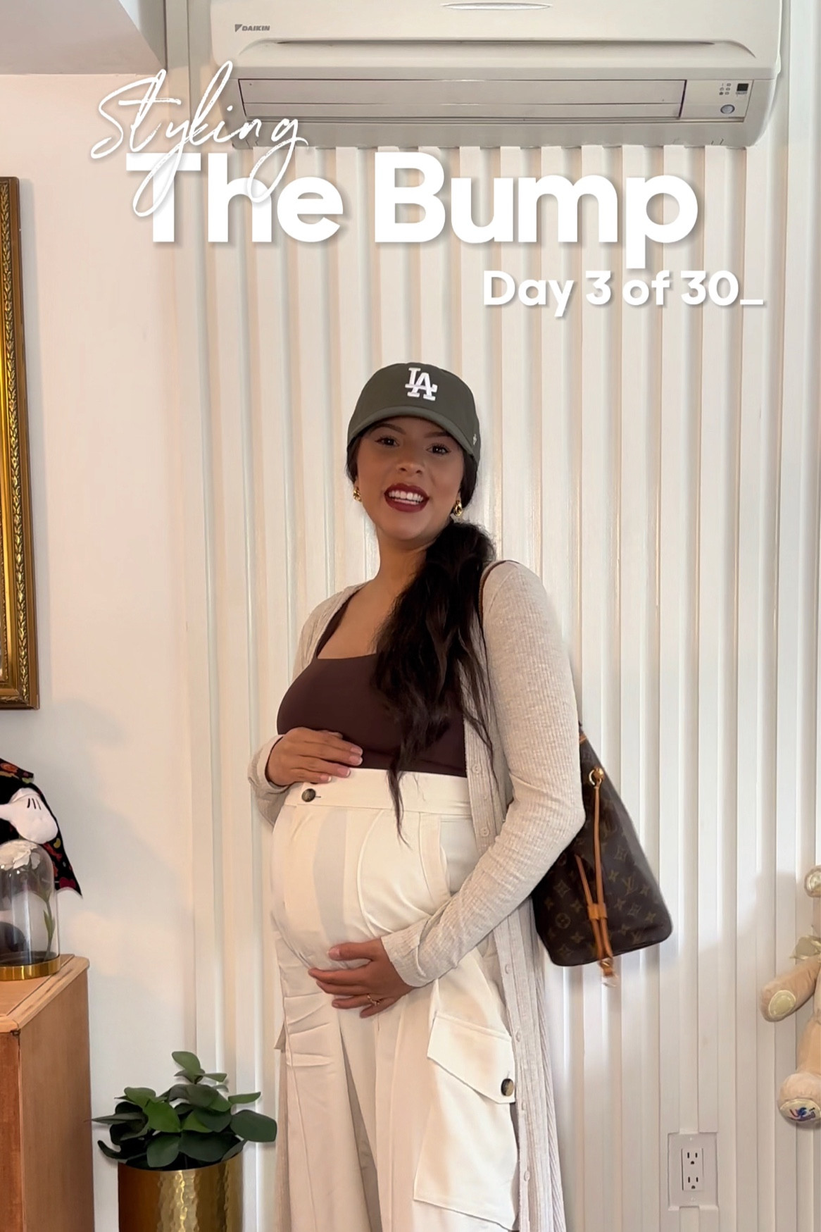Day 3 | 30 Days of Styling The Bump - Fall Edition ✨ | SAVE for later 🍂 | I promise you, you don’t have to sacrifice comfort for stylish pregnancy outfits and I’m going to show you how! 

These pants were a sale find from @bananarepublic and could not be comfier! I linked the colours that are left and some similar - I’m wearing a size 14! This is an easy every day look and perfect for taking it from day to night just by switching up the shoes and removing the hat!

These are all non-maternity maternity clothes I’m wearing, because I love avoiding maternity clothes as much as possible for pieces I can wear post-pregnancy! I’m 26 weeks pregnant, hitting 27 weeks tomorrow and my 26 weeks pregnant bump style has been comfort meets cozy fall vibes for most day to day! We’re going to spend 30 days styling this growing baby bump from comfy and cute style all the way to dressy pregnancy outfits for those special occasions you need fall outfit inspo for!

You can shop similar outfit pieces to style the bump below ✨

-

#pregnant #pregnancydiary #pregnantbelly #pregnancyfashion #pregnancystyle #pregnantstyle #ootd #outfitinspiration #outfitinspo #fallfashion #fallstyle #stylethebump #falloutfits #fallfashiontrends #maternityfashion #bumpstyle #bumpfashion #fallclothing #25weekspregnant #25weeks #26weeks #26weekspregnant #bumpfriendly #maternitystyle 

-

Styling the bump | bump style | maternity style fashion | fall outfit inspo | outfit inspiration | pregnancy outfits | pregnant style | pregnancy style | fall outfits | fall bump outfits | 

#LTKstyletip #LTKSeasonal #LTKbump