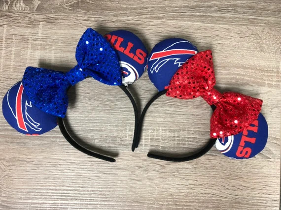 Buffalo Bills Inspired Mickey Ears | Etsy | Etsy (US)
