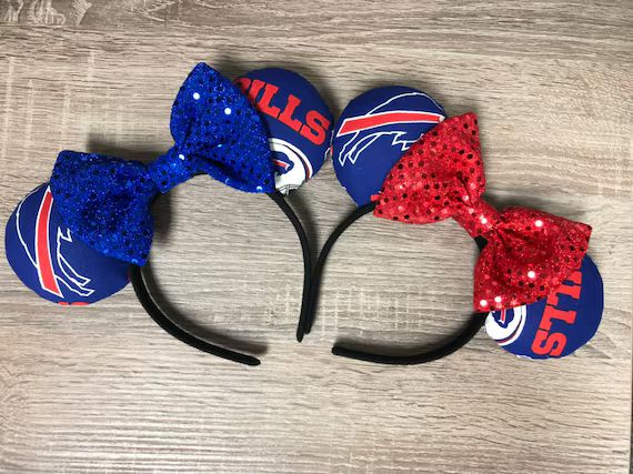 Buffalo Bills Inspired Mickey Ears | Etsy | Etsy (US)