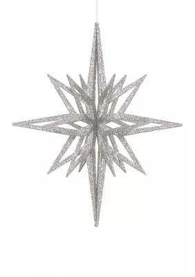 Vickerman Star Ornament, Silver | Belk