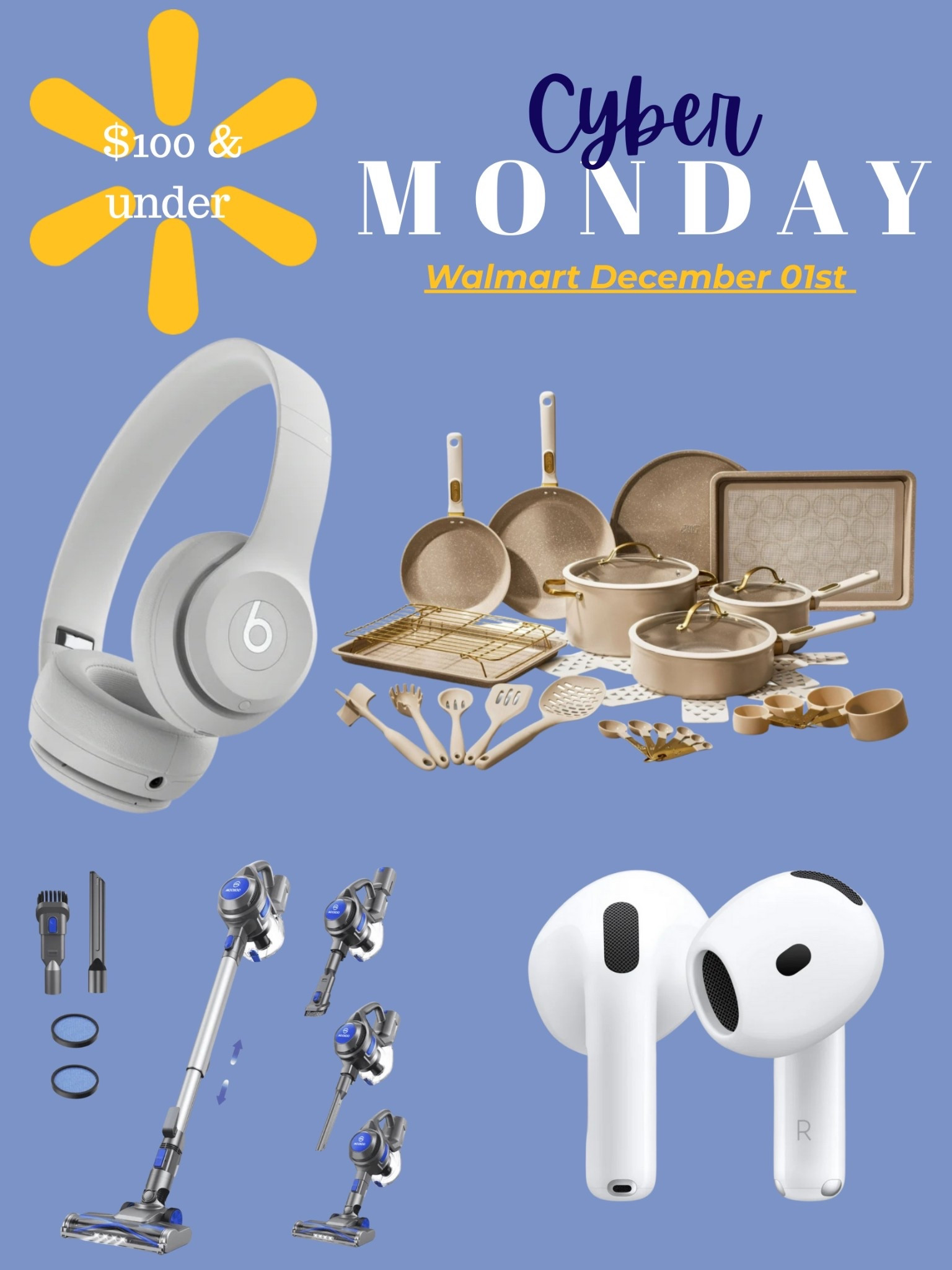 🛍️ Cyber Monday budget finds!
Walmart said “under $100? Say less.”
Linking my fave deals! 

#LTKHoliday #LTKCyberWeek #LTKGiftGuide