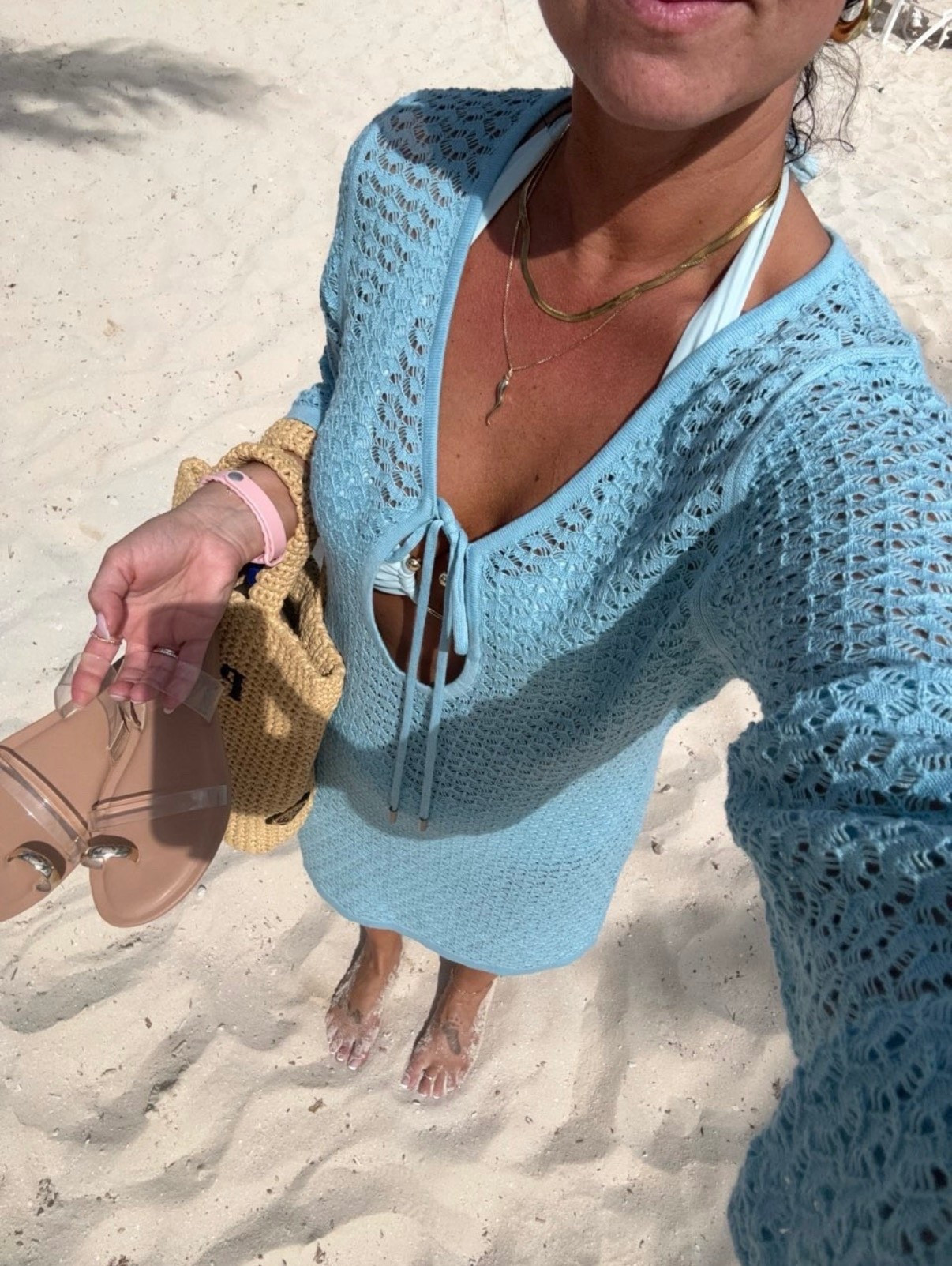 Perfect beach coverup 🩵☀️

#LTKSeasonal #LTKTravel #LTKgrwm