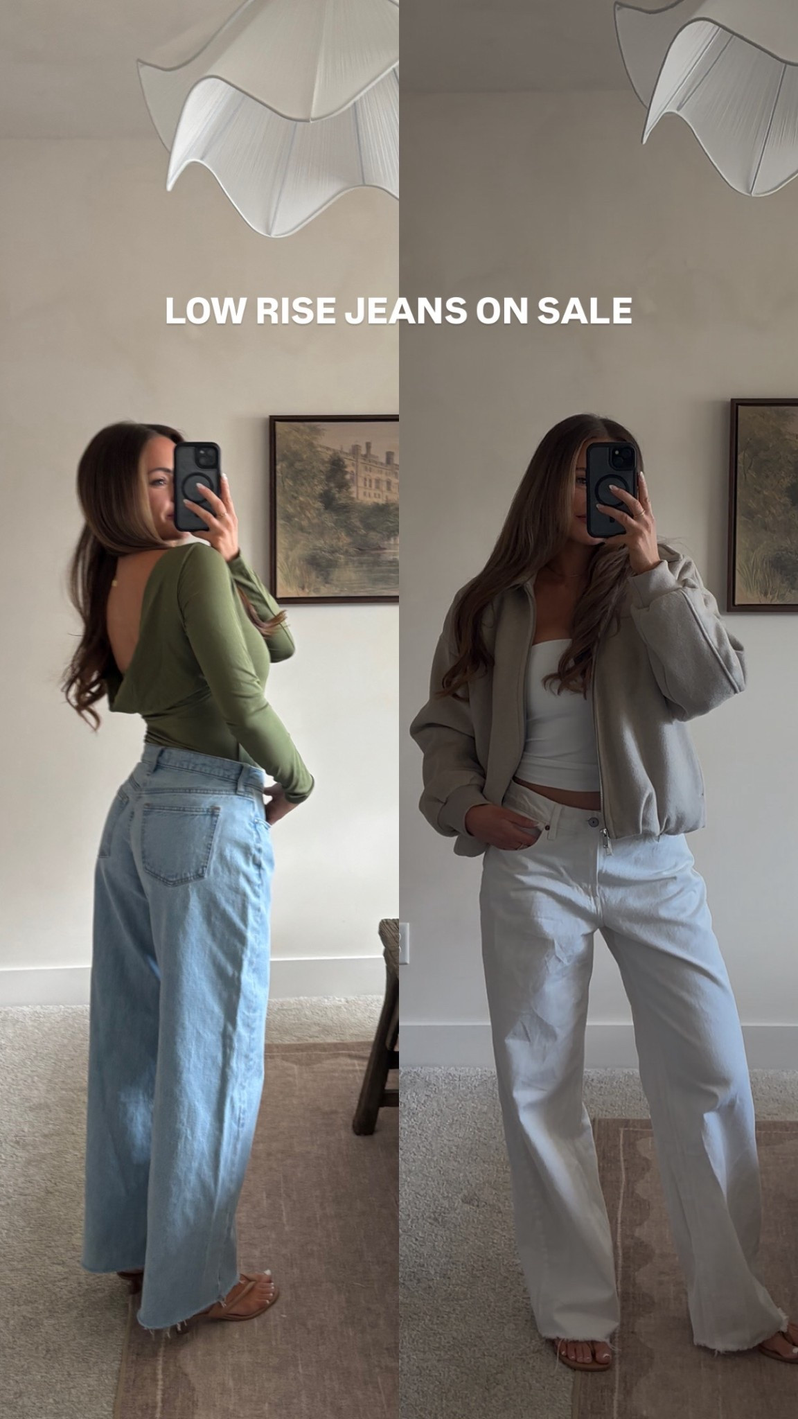 #abercrombiepartner My favorite jeans from the @abercrombie denim sale! I’m wearing my true size in all of them except I size down one in the low rise ultra baggy! Everything is 25% - 40% off until 2/2 at midnight! code DENIMAF for a stackable 15% off!

25-40% Off All Jeans* 1/29/2026 - 2/2/2026 Offer valid in stores and online 1/29/2026-2/2/2026 in US/CA. Excludes clearance. Online price reflects discount.

20% Off Almost Everything Else** 1/29/2026 - 2/2/2026 Offer valid in stores and online 1/29/2026-2/2/2026 in US/CA. Exclusions apply as indicated. Online price reflects discount.

Use code DENIMAF to get an additional 15% off almost everything in stores and online at checkout from 1/29/26-2/2/26 in US/CA. Exclusions apply. See details online 
