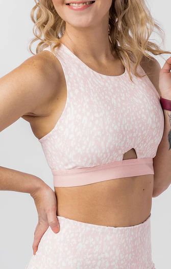 Believe In You Reversible Bra - Peony Blossom and Too Pretty | Bunker Branding Co/The Linc/ Linc Active