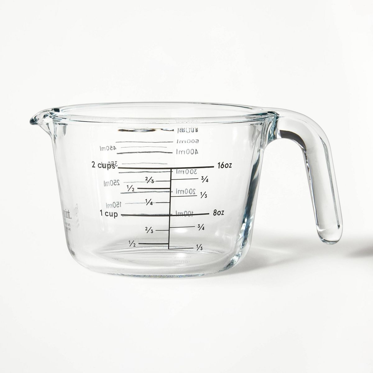 2 Cup Glass Measuring Cup Clear - Figmint™ | Target