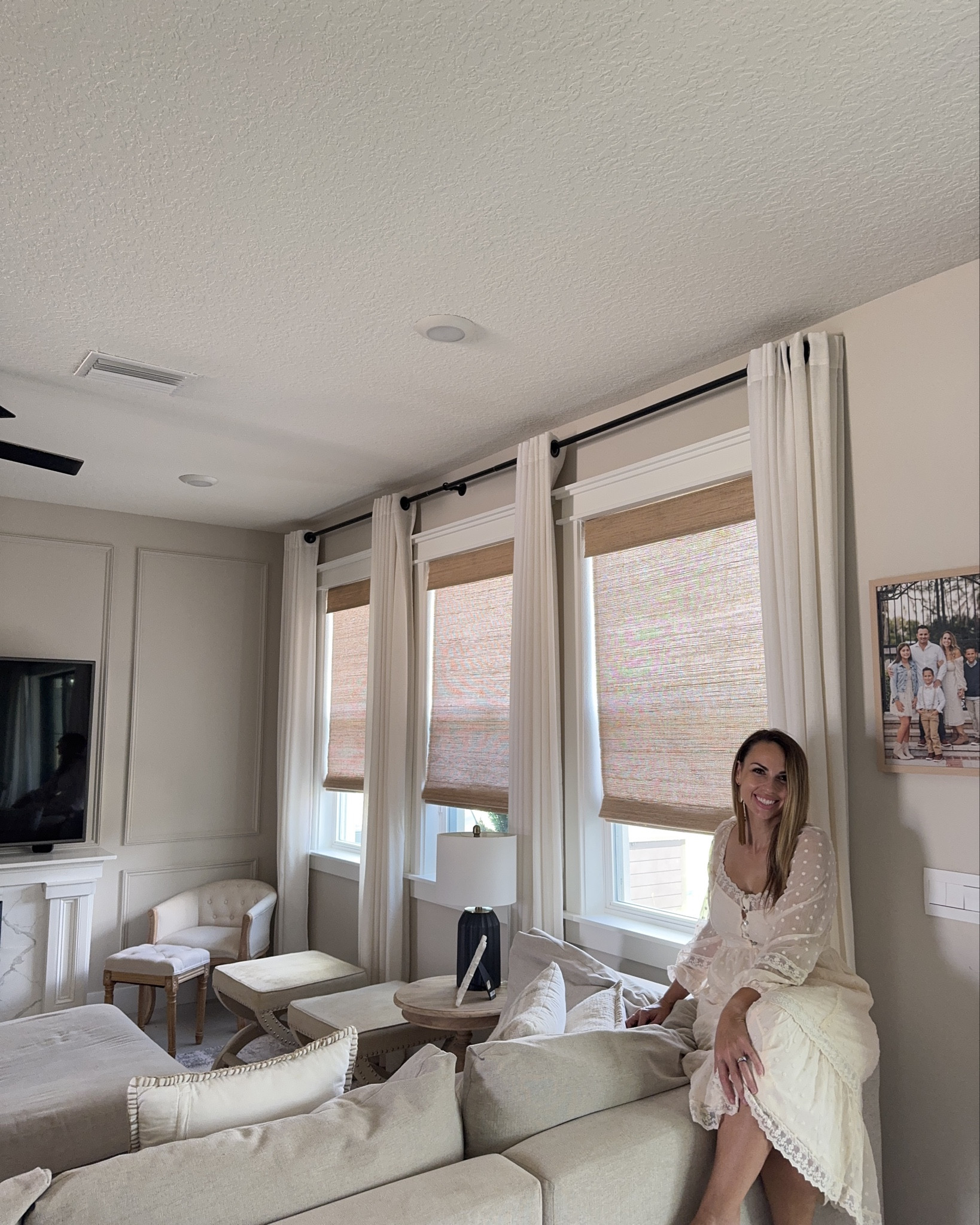 One of my favorite additions to my living room are these bamboo shades. 🤍 I love the soft light during the day + privacy at night.

Mine are from the Ramie Woven Bamboo Collection (Coconut TJU-04) with a white lining. They’re OEKO-TEX® certified, ship fast, and come with a 1-year warranty.

For reference, my windows are 34 ¼” wide x 60” high. I chose a standard inside mount, set about ¾” in from the front of the frame, and about 2” in from each side. Super easy to adjust once mounted so they look perfectly centered.

Tap to shop these neutral woven shades and get the perfect custom fit for your windows.


#LTKHome