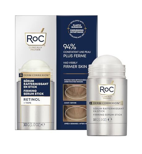 RoC Derm Correxion Firming Retinol Serum Stick | Anti-Ageing Skincare for Face & Neck | 30 g | Amazon (UK)