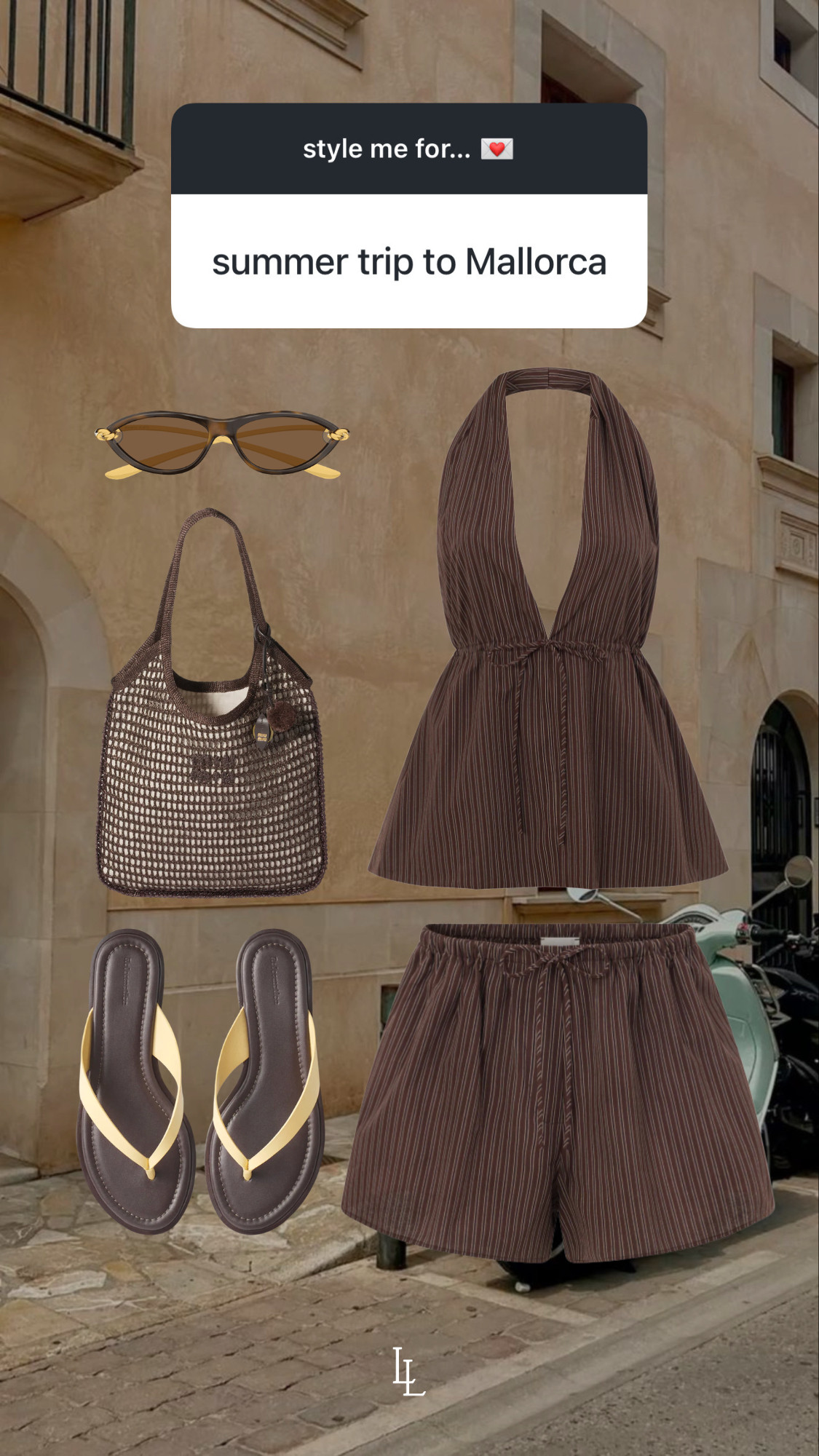 style inspo for a summer trip to Mallorca! 
DISSH, Miu Miu, reformation 

 #LTKootd #LTKTravel