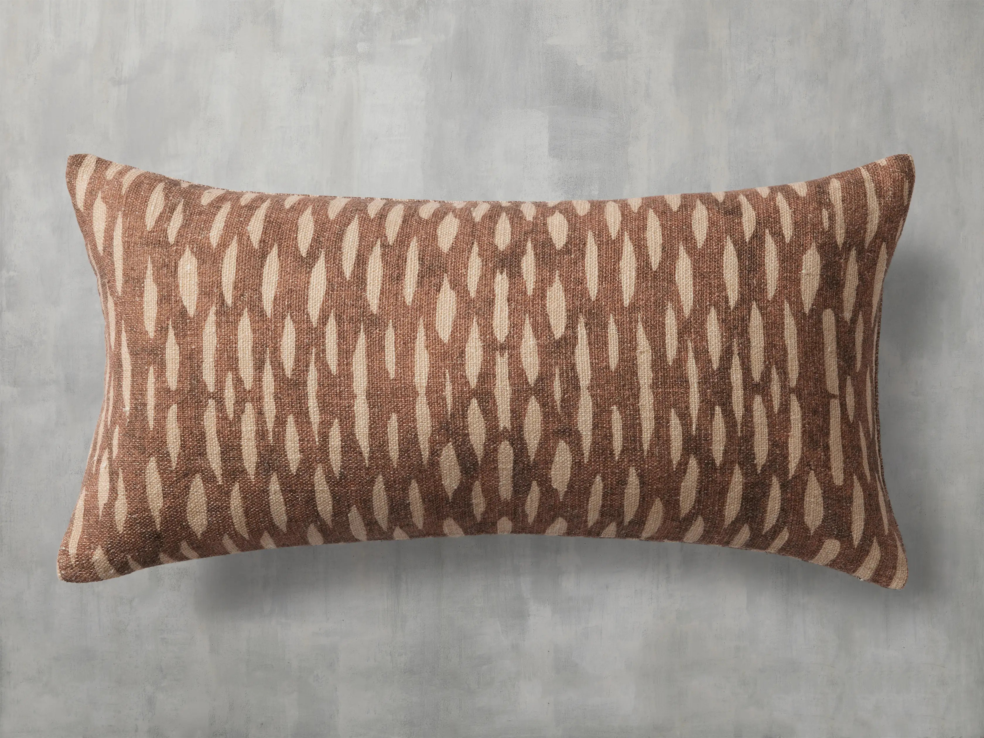 Satia Lumbar Pillow Cover | Arhaus