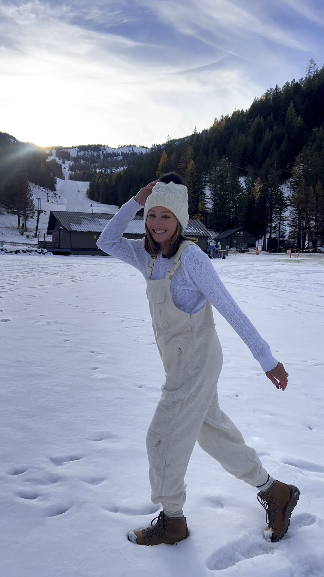 Love this winter onesie  so warm and comfy. #ski #skifit

#LTKActive #LTKVideo #LTKOver40
