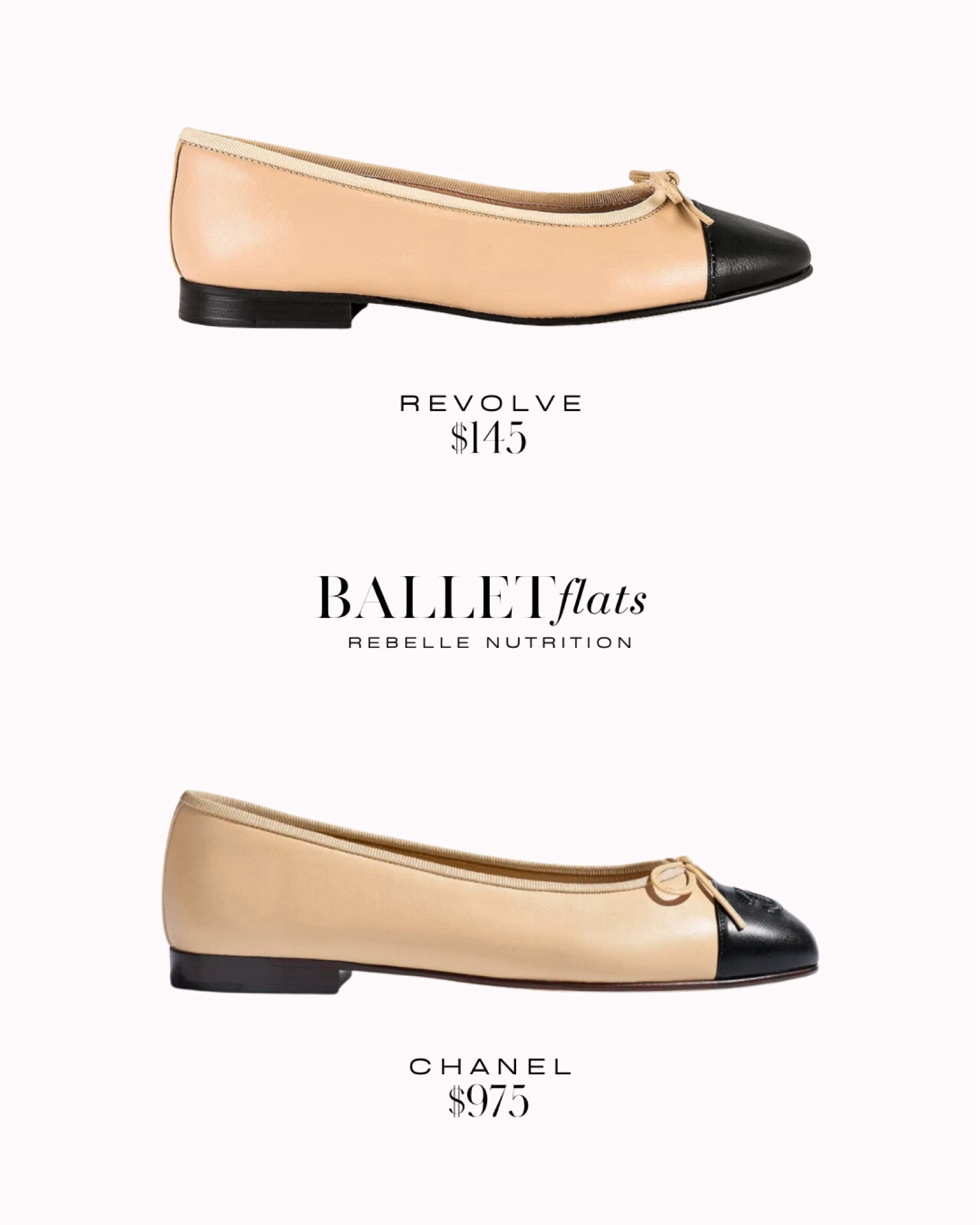 Save big on these Chanel flat lookalikes at Revolve, just $145! Similar to the black toe Chanel flats, just a lot cheaper! 

Chanel flat lookalikes, Chanel flat dupe, tan Chanel flats, Chanel ballet flat, black toe ballet flat, neutral ballet flat, trendy ballet flat, Chanel ballet flat lookalike, Chanel ballet flat look for less, revolve ballet flat, bow ballet flat, bow black toe flat, affordable ballet flat, cute ballet flat, spring ballet flat, summer ballet flat, work flat, trendy work flat

#LTKsalealert #LTKstyletip #LTKshoecrush