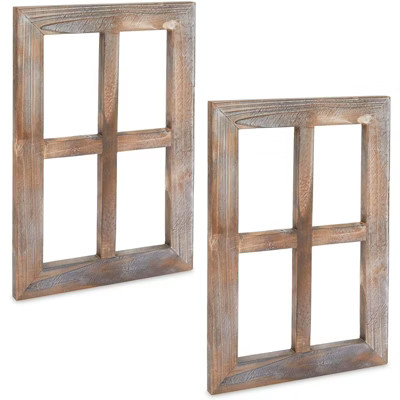 Juvale Distressed Window Frame Panes for Farmhouse Hanging Wall Decor, 11 x 15.8 Inches | Target
