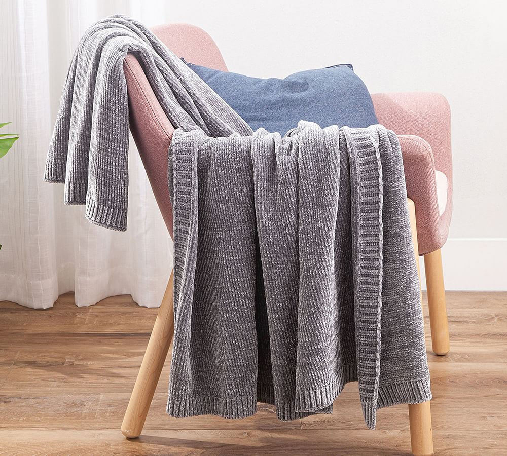 Larue Chenille Throw | Pottery Barn (US)