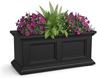 Mayne Fairfield 2-Foot Window Box – Self-Watering, Weather-Resistant Planter for Flowers – Du... | Amazon (US)