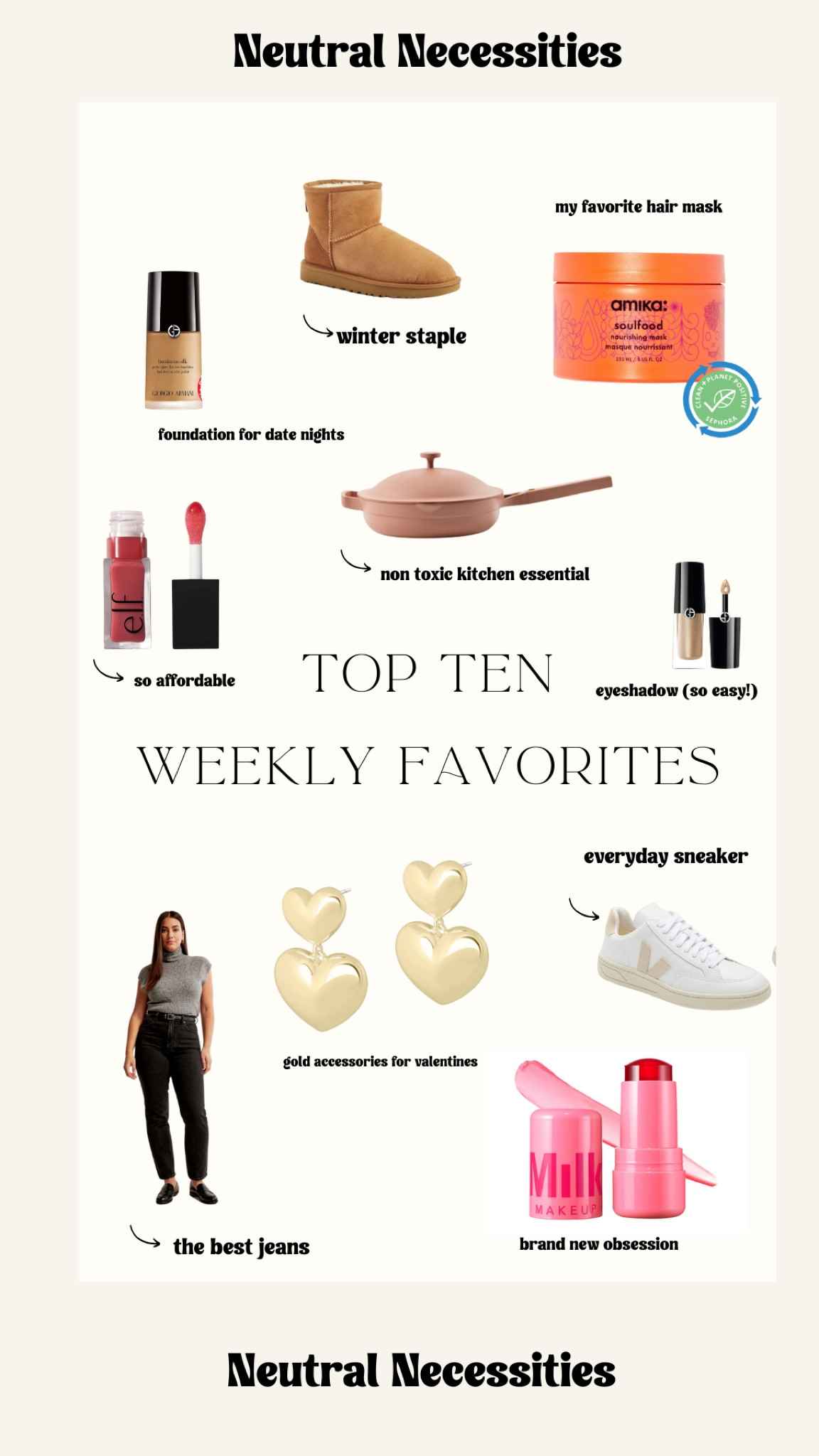 Top 10 weekly favorites #sephora #nordstrom #uggs #vejas #abercrombie #LTKsalealert 

#LTKMostLoved #LTKfindsunder100 #LTKbeauty