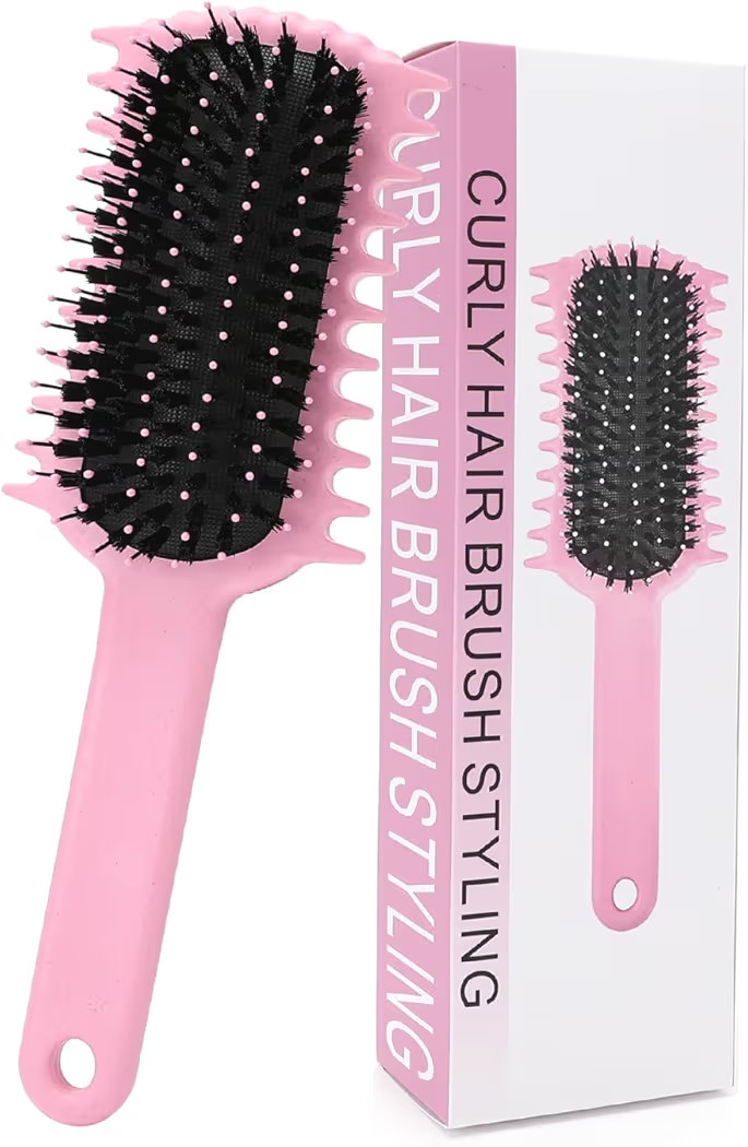 Curly Hair Brush, Volume Curl Defining Brush for Detangling Shaping and Styling Women's Curls, Re... | Amazon (US)