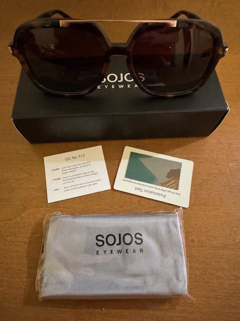 SOJOS Retro Polarized Aviator Sunglasses for Women Men, 70s 80s Trendy Square Aviators Sun Glasse... | Amazon (US)
