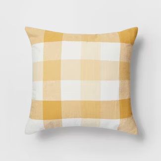 Square Check Pillow - Threshold™ | Target