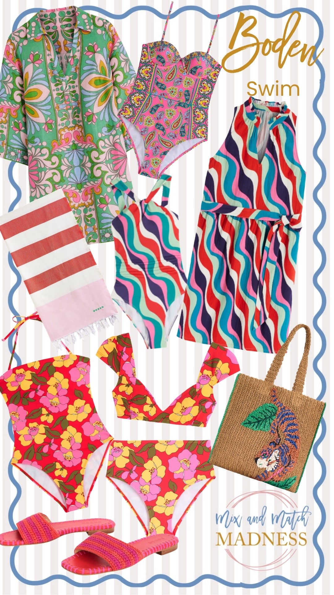 Boden new swim….can you even? 
How gorgeous is the print in our favorite suit The Rhodes??!! 
* Use code EY7H for 15% off new styles ￼

#LTKSwim #LTKSeasonal #LTKOver40