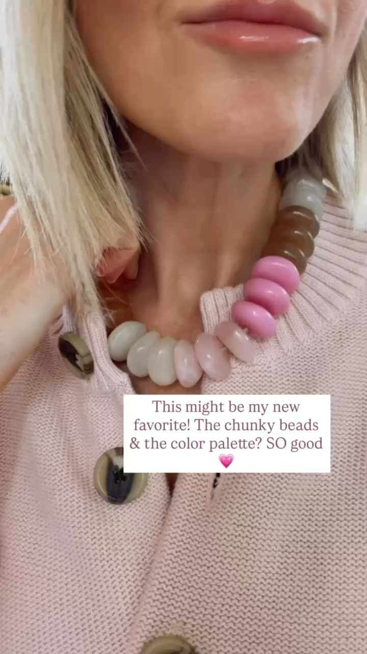 This statement necklace is such a fun pop of color! Other colors available as well 👏🏼

Loverly Grey, Anthropologie, statement necklace, beaded necklace, statement jewelry, statement accessories 

#LTKootd