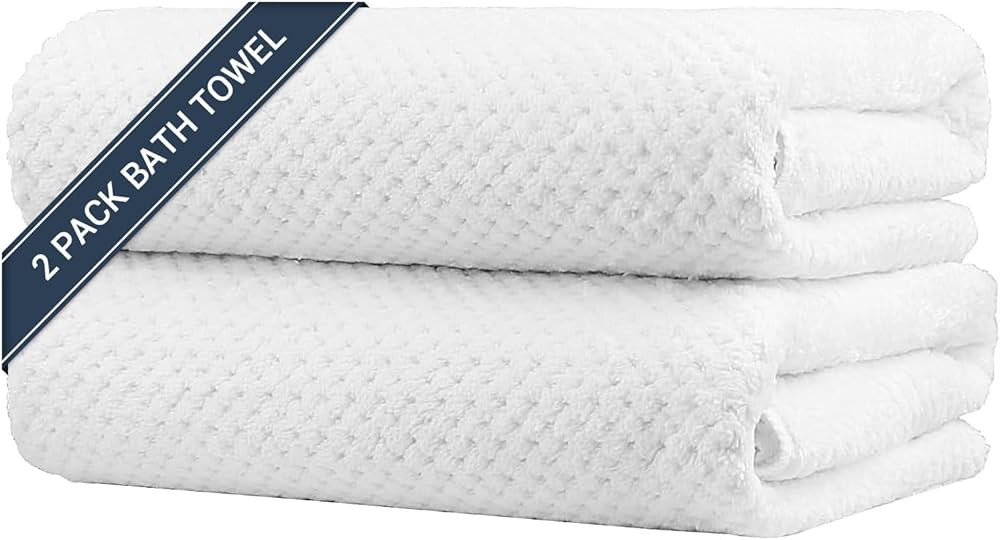 HOMEXCEL Bath Towel Set Pack of 2, (27 x 54 Inches) Microfiber Ultra Soft Highly Absorbent Bath T... | Amazon (US)