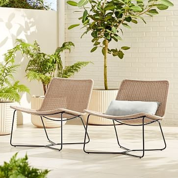 Outdoor Slope Lounge Chair | West Elm (US)