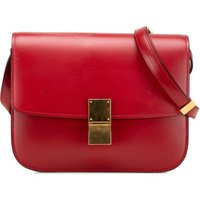 Celine Hobo Bags - Medium Calfskin Classic Box - Gr. unisize - in Rot - für Damen | Fashionette (DE)