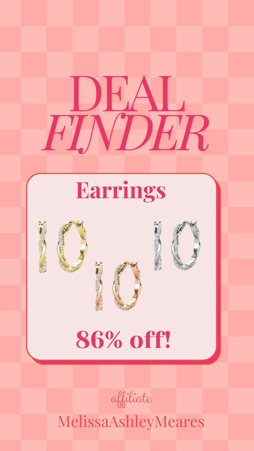 These earrings are a STEAL! ✨ 86% off and available in 18K white, yellow, and rose gold with Swarovski crystals. Classic, versatile, and perfect for gifting (or treating yourself!) 

 #LTKSaleAlert #LTKFindsUnder50 #LTKWedding