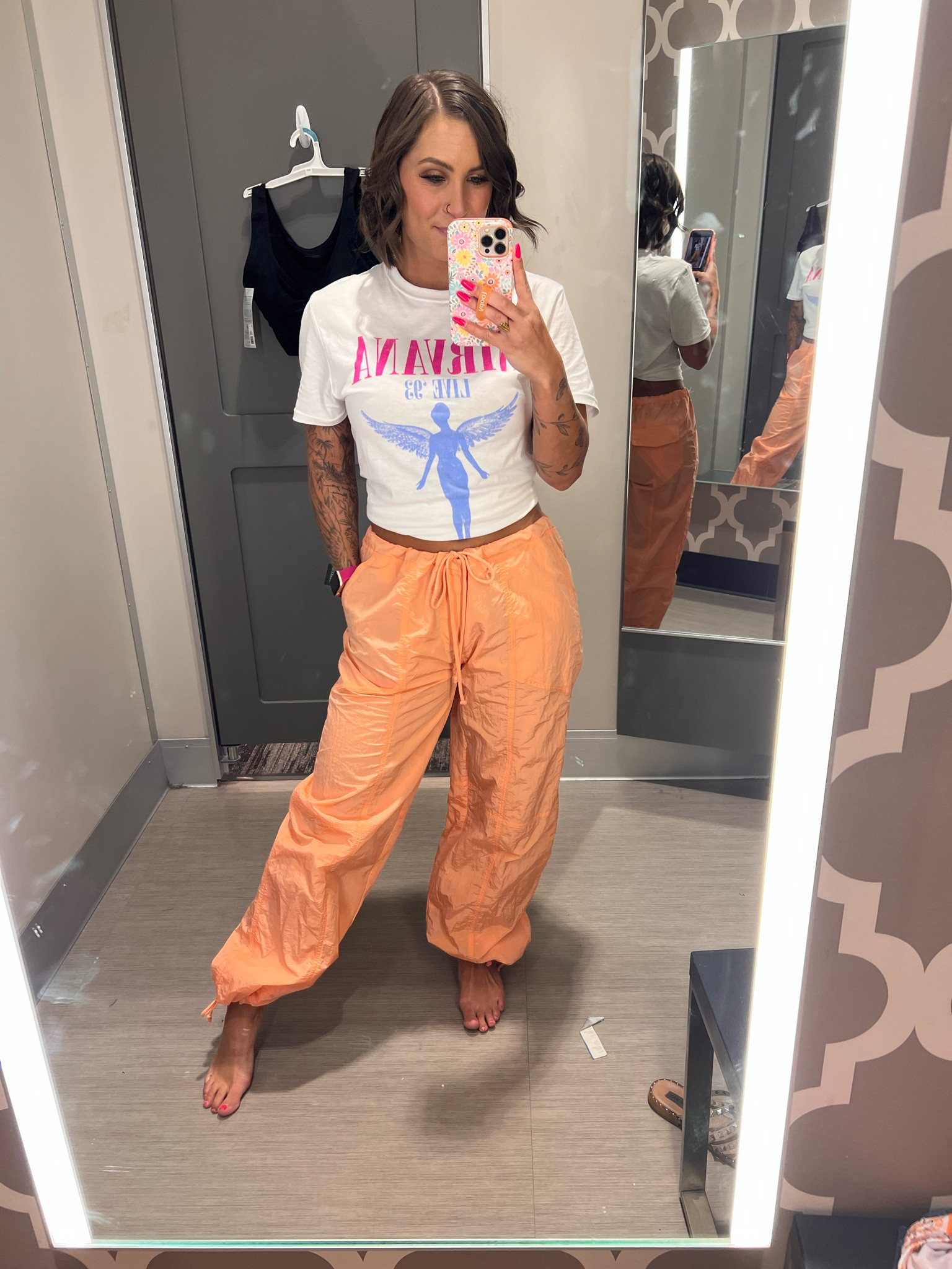 Feeling like Lizzie McGuire in these pants and I love it. I’m wearing a small  

#LTKFindsUnder50 #LTKSeasonal