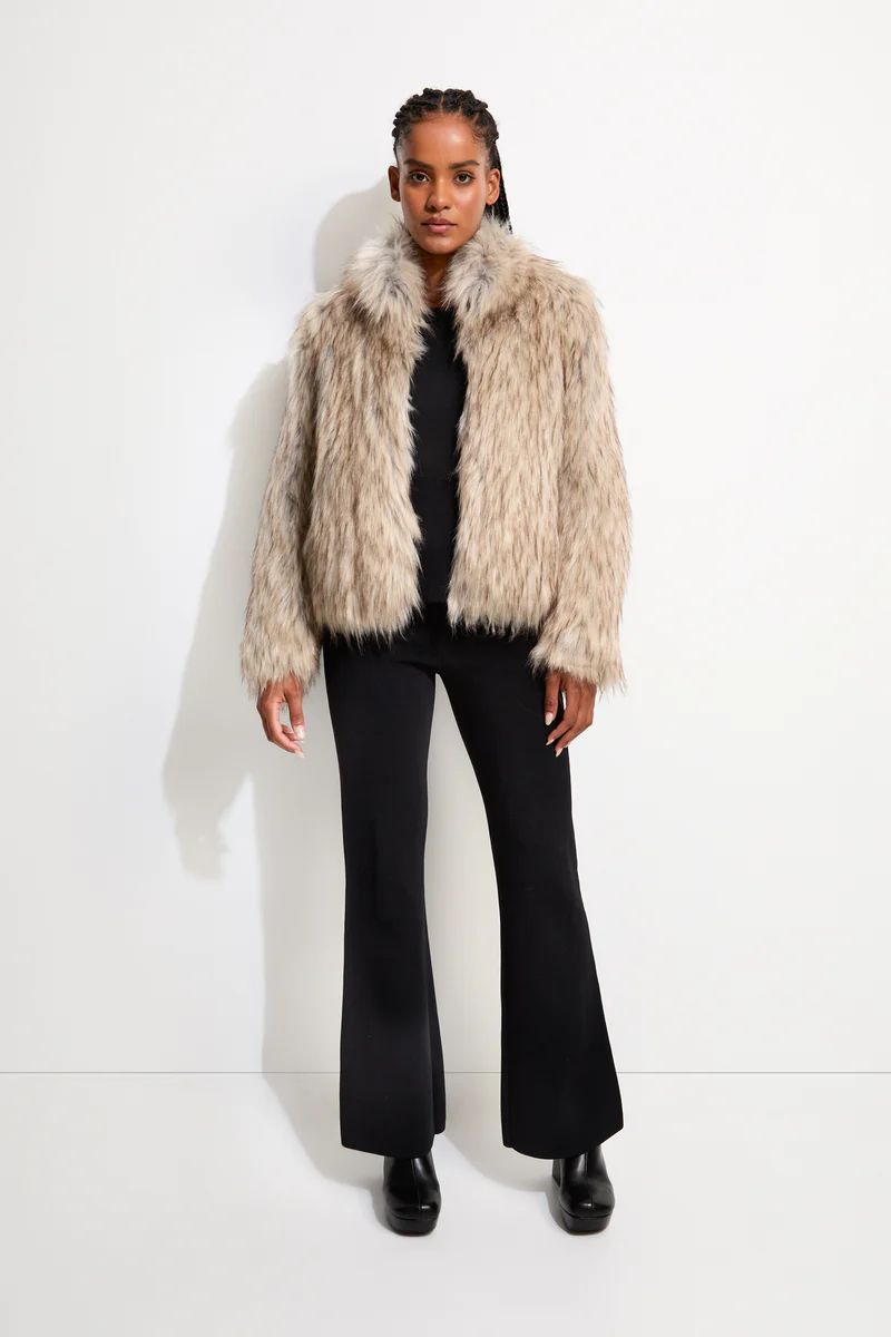 Fur Delish Jacket in Natural | Unreal Fur