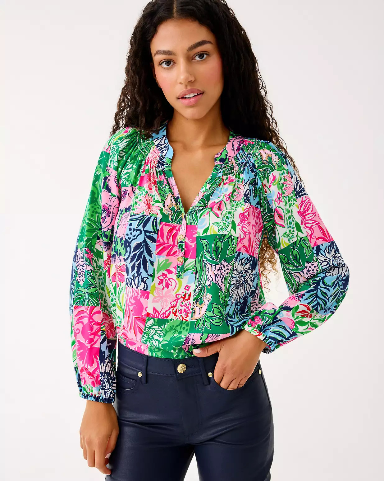Elsa Silk Top | Lilly Pulitzer