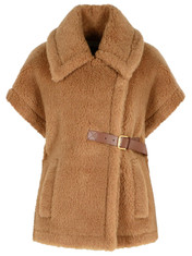 맥스마라 뉴아바보 버클 디테일 코트 | Cettire Global