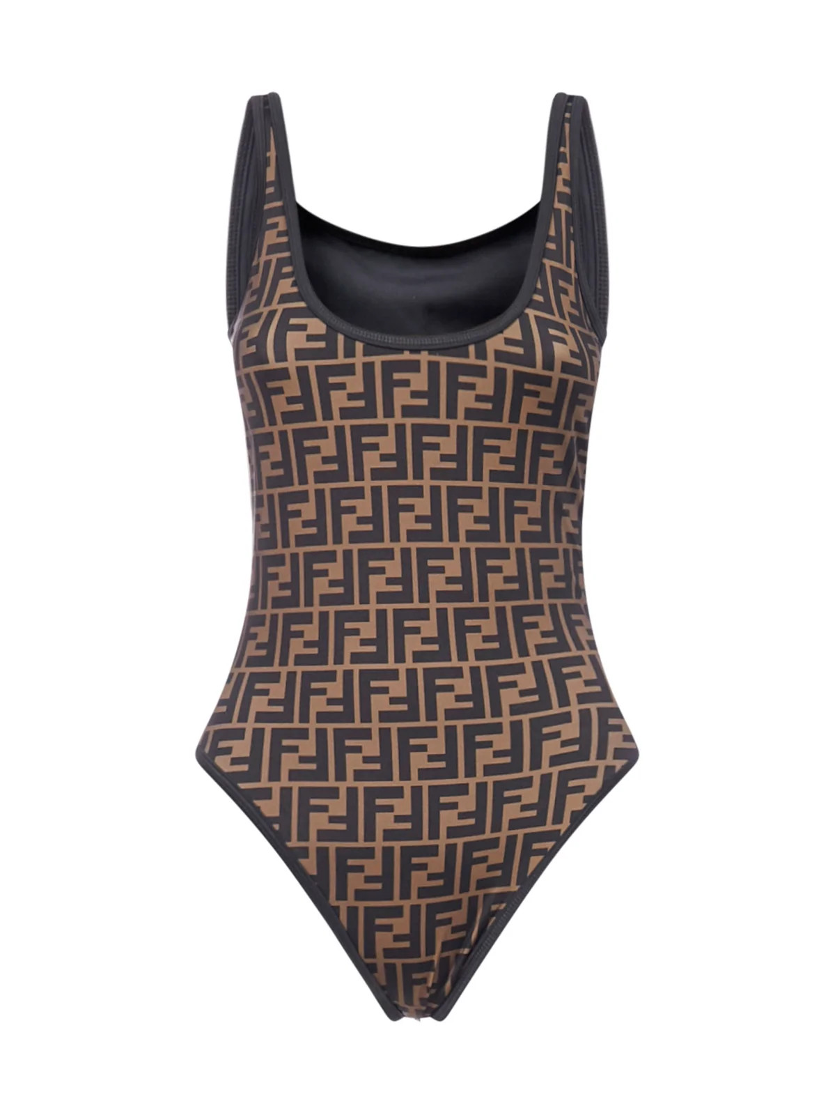 Fendi FF Logo Print Swimsuit - Cettire | Cettire Global