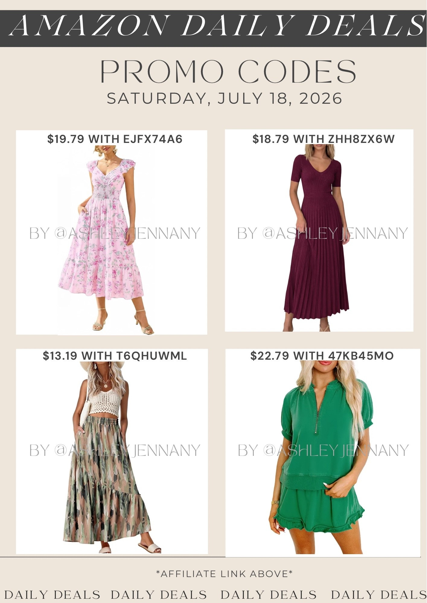 Amazon deals

#LTKMidsize #LTKSeasonal #LTKSaleAlert